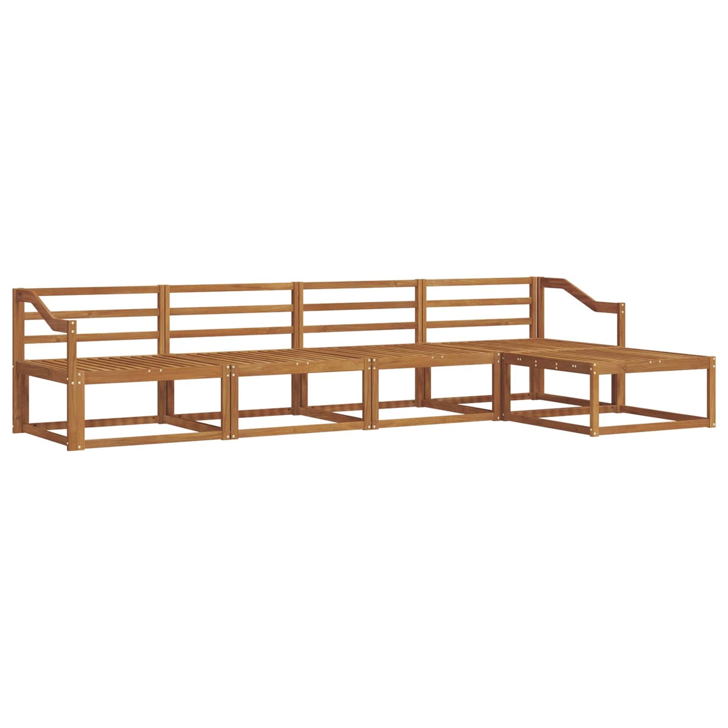 Set di divani da esterno 5 pcs Naturale | homemem39