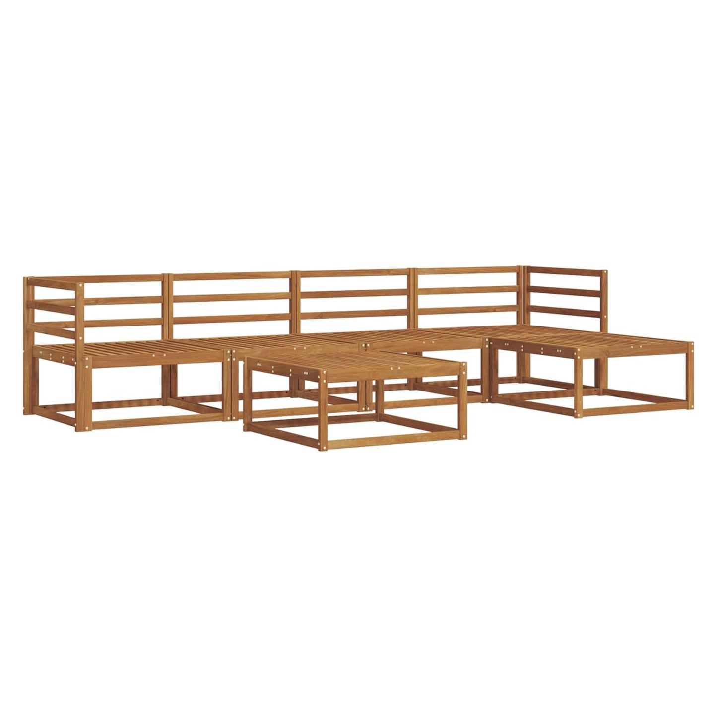 Set di divani da esterno 6 pcs Naturale | homemem39