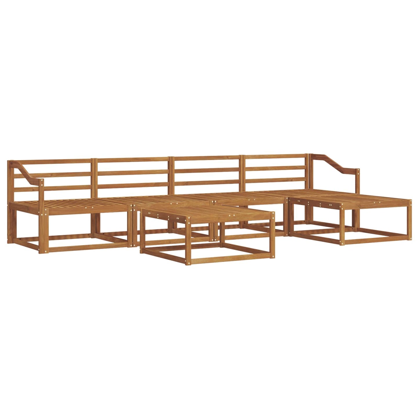 Set di divani da esterno 6 pcs Naturale | homemem39