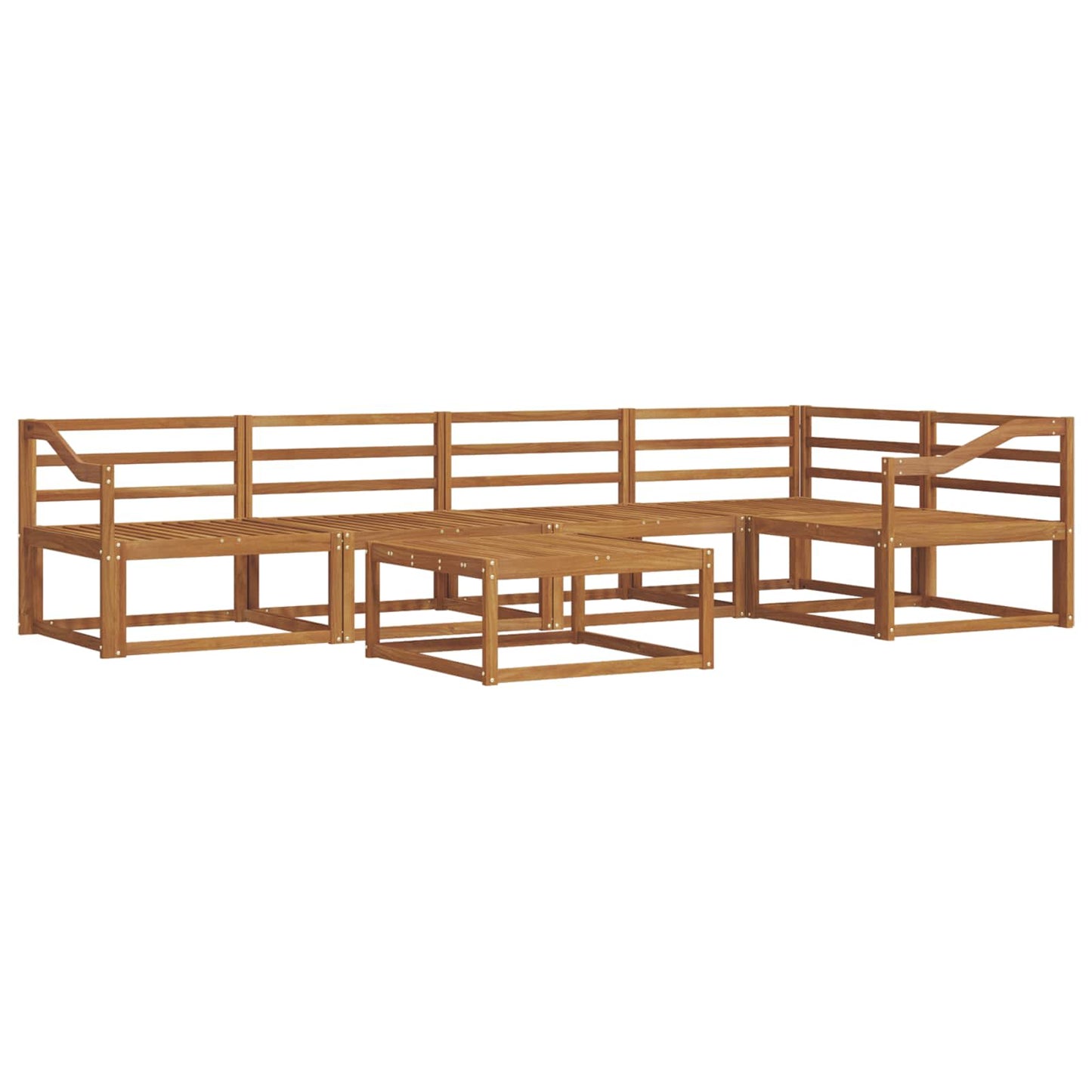 Set di divani da esterno 6 pcs Naturale | homemem39