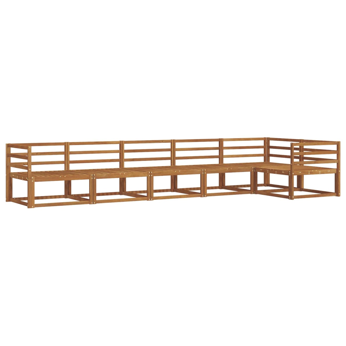 Set di divani da esterno 6 pcs Naturale | homemem39