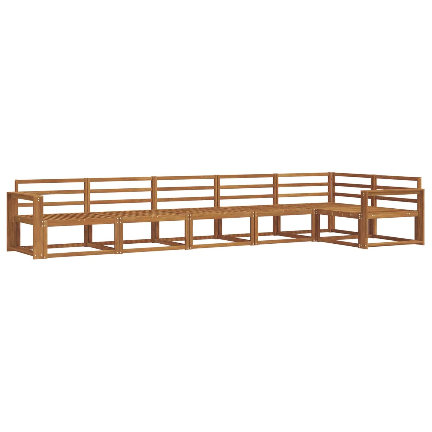 Set di divani da esterno 6 pcs Naturale | homemem39