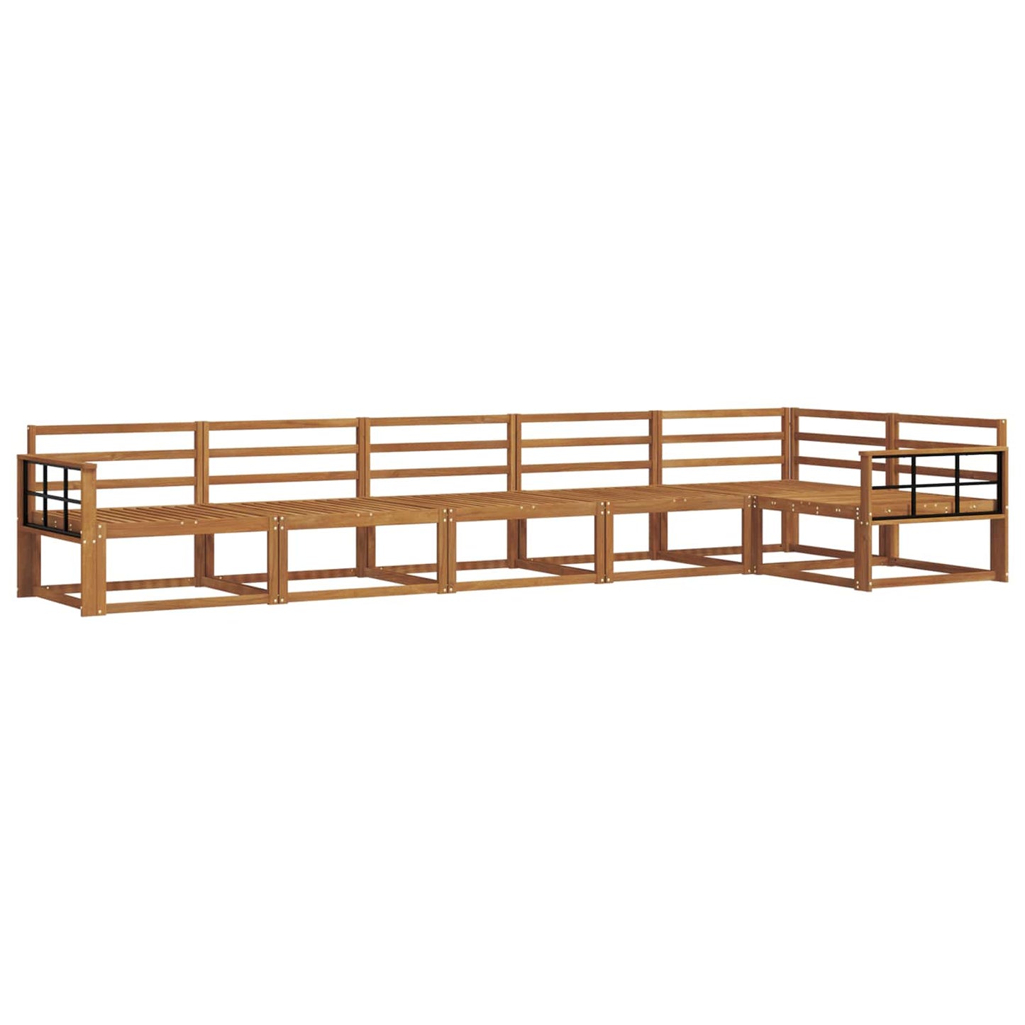 Set di divani da esterno 6 pcs Naturale | homemem39