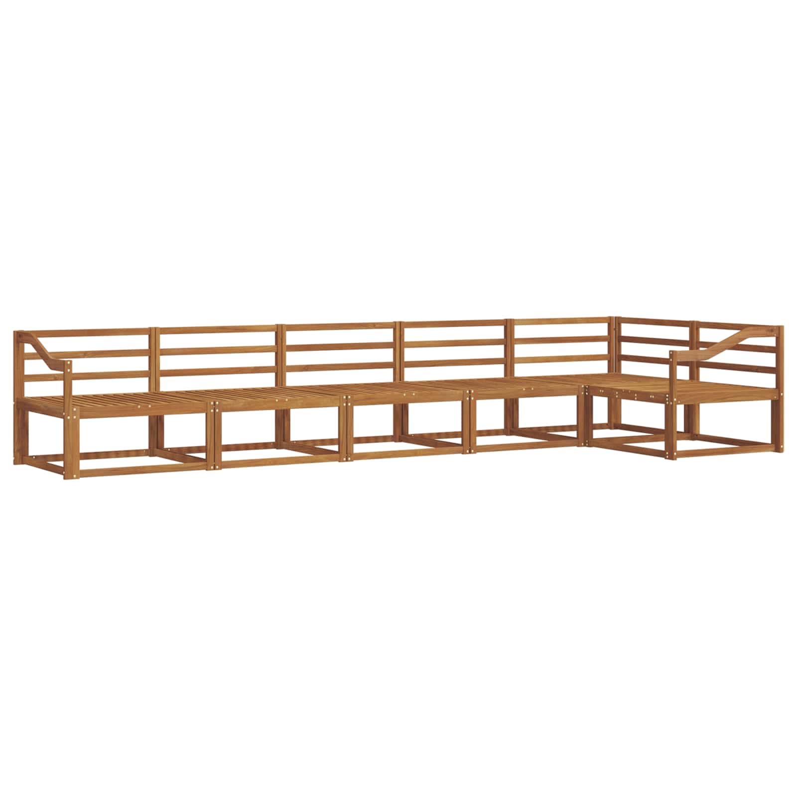 Set di divani da esterno 6 pcs Naturale | homemem39