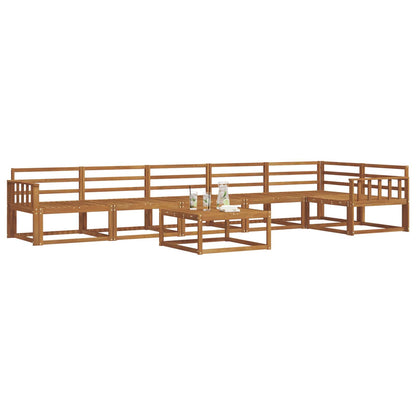 Set di divani da esterno 7 pcs Naturale | homemem39