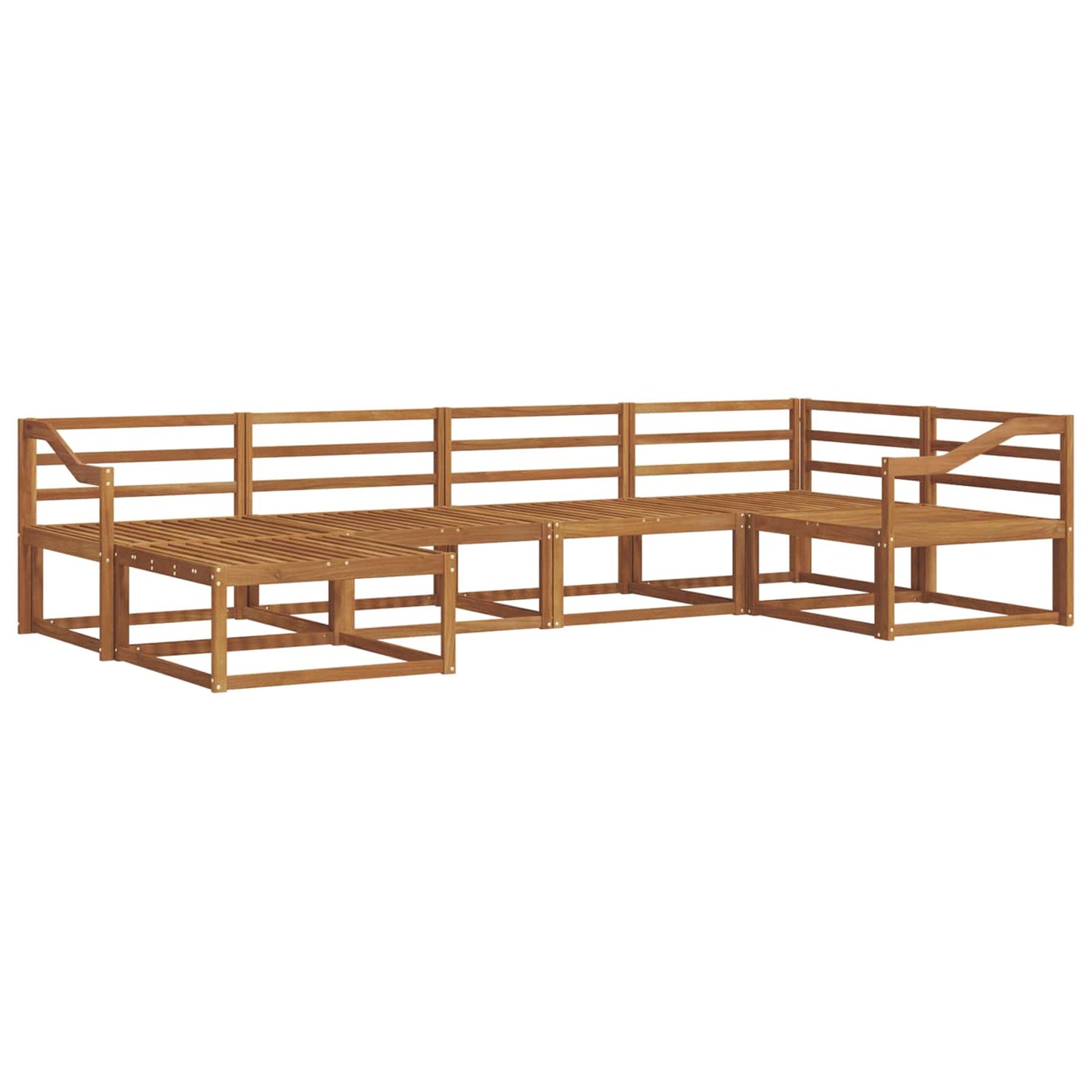 Set di divani da esterno 6 pcs Naturale | homemem39