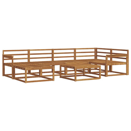 Set di divani da esterno 7 pcs Naturale | homemem39