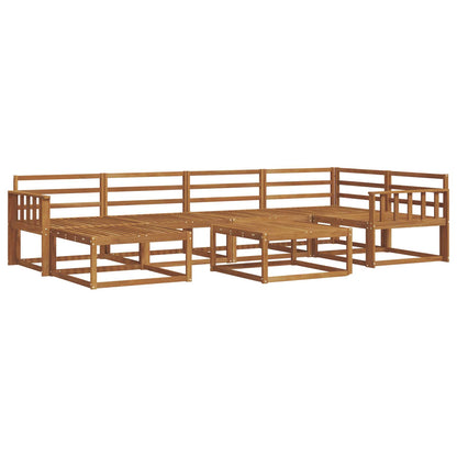Set di divani da esterno 7 pcs Naturale | homemem39