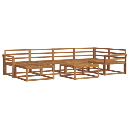 Set di divani da esterno 7 pcs Naturale | homemem39