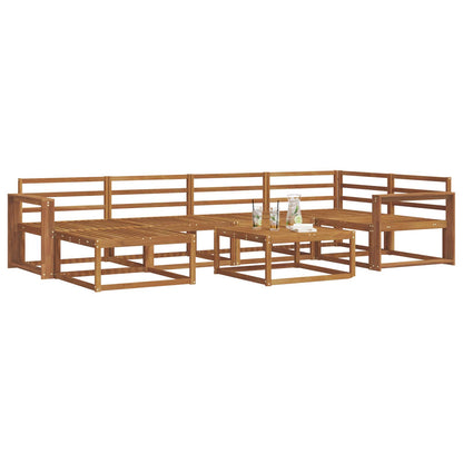 Set di divani da esterno 7 pcs Naturale | homemem39