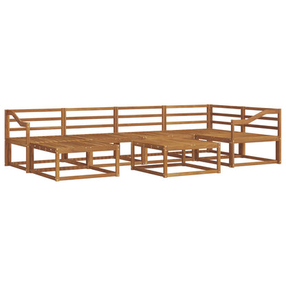 Set di divani da esterno 7 pcs Naturale | homemem39