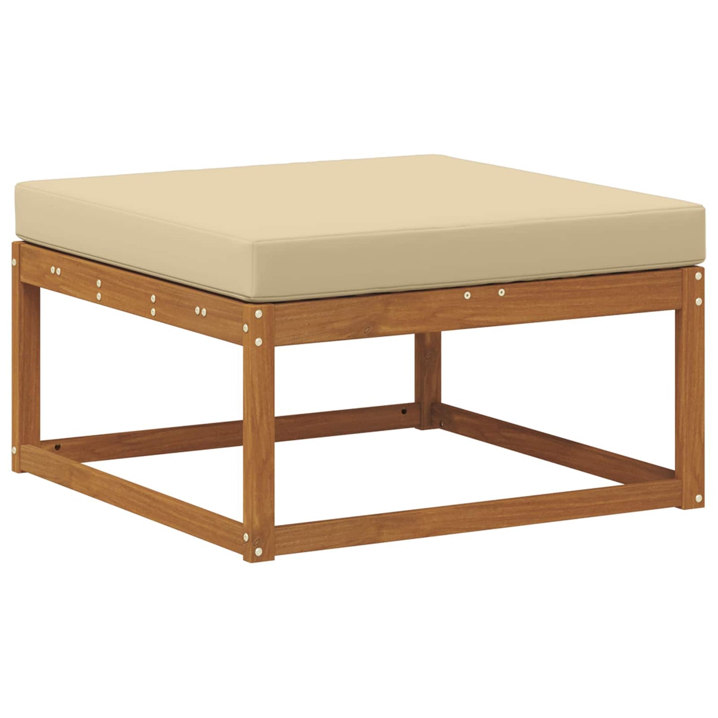 Set di divani da esterno con cuscino 7 pcs Naturale e Beige | homemem39
