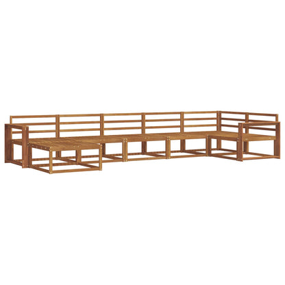 Set di divani da esterno 7 pcs Naturale | homemem39