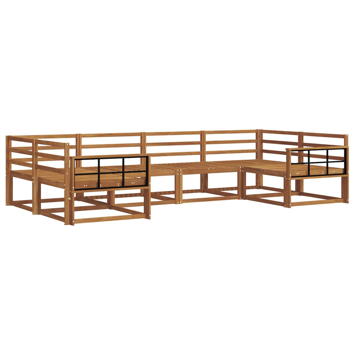 Set di divani da esterno 6 pcs Naturale | homemem39