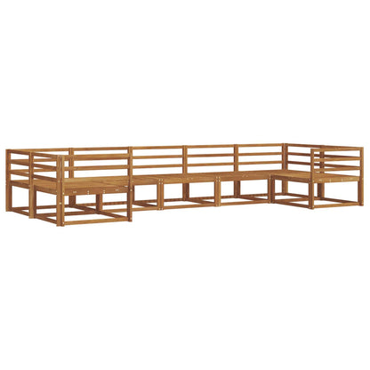 Set di divani da esterno 7 pcs Naturale | homemem39