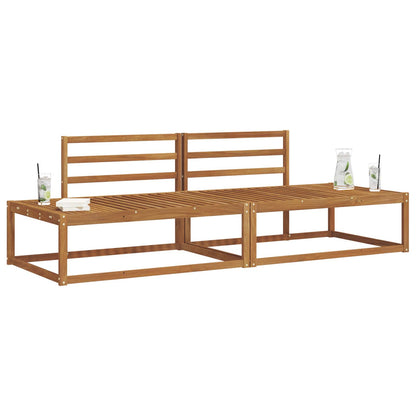 Set di divani da esterno Naturale Legno di Acacia Massello | homemem39