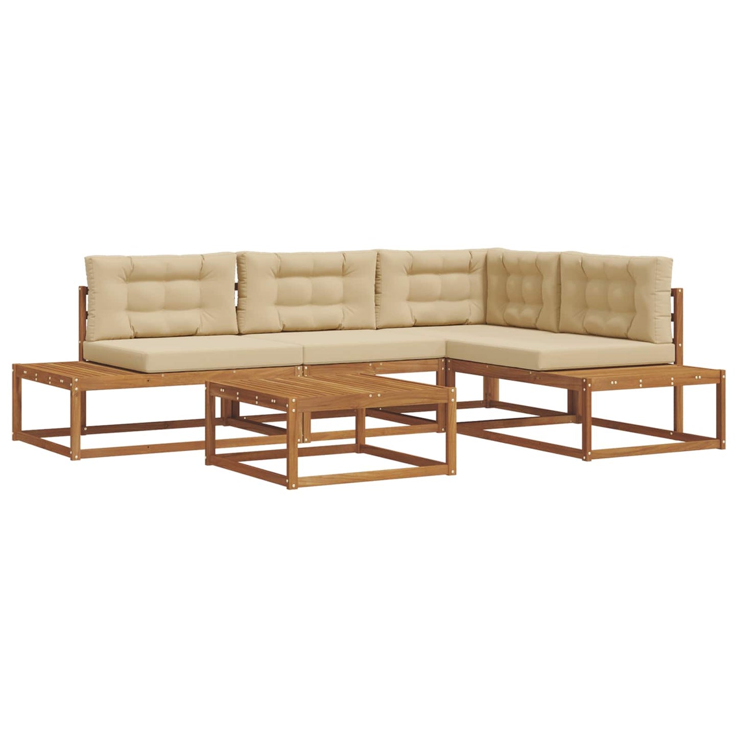 Set di divani da esterno Naturale e Beige | homemem39