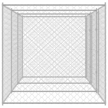 Gabbia per cani Argento 600 x 200 x 200 cm Acciaio zincato | homemem39