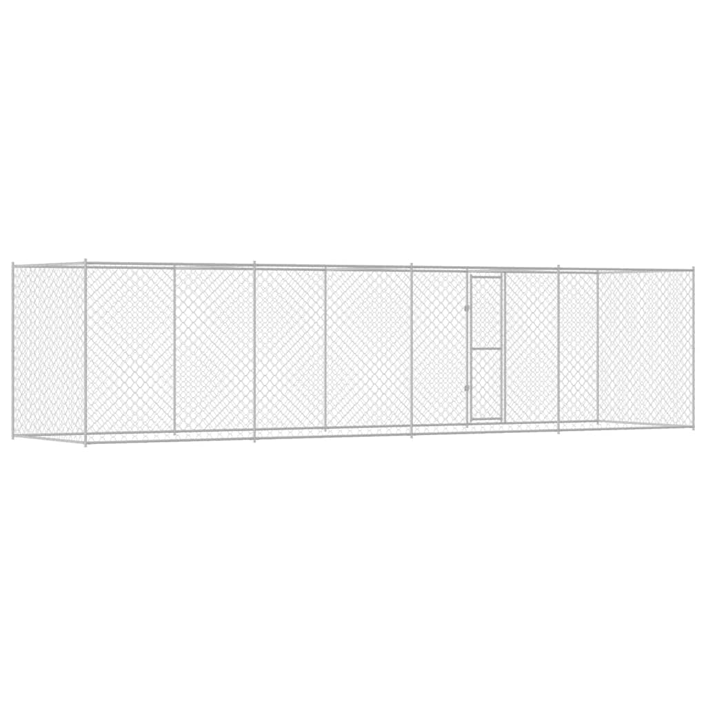 Gabbia per cani Argento 800 x 200 x 200 cm Acciaio zincato