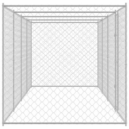 Gabbia per cani Argento 800 x 200 x 200 cm Acciaio zincato