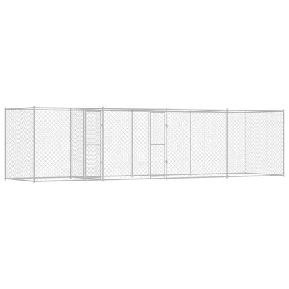 Gabbia per cani Argento 800 x 200 x 200 cm Acciaio zincato