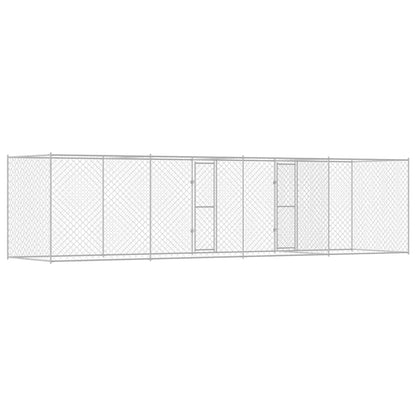 Gabbia per cani Argento 800 x 200 x 200 cm Acciaio zincato