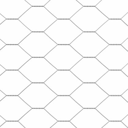 Gabbia per polli 3 pcs Argento 600 x 200 x 198,5 cm