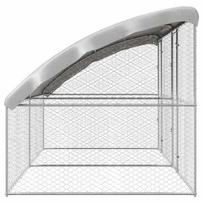 Cuccia per cani 2 pcs Argento 4 x 2 x 2 m Acciaio zincato