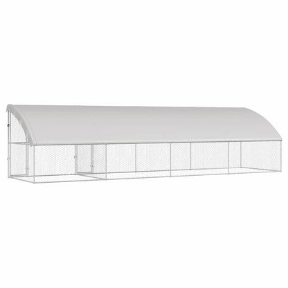 Cuccia per cani 4 pcs Argento 8 x 2 x 2 m Acciaio zincato | homemem39