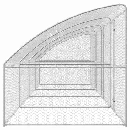 Cuccia per cani 4 pcs Argento 8 x 2 x 2 m Acciaio