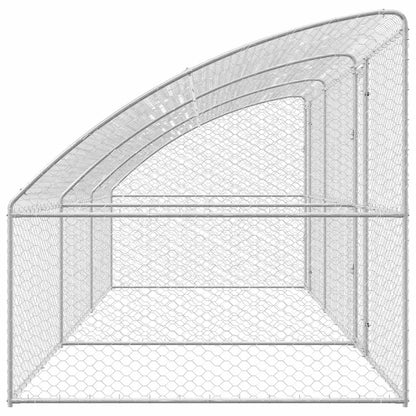 Cuccia per cani 3 pcs Argento 6 x 2 x 2 m Acciaio zincato | homemem39