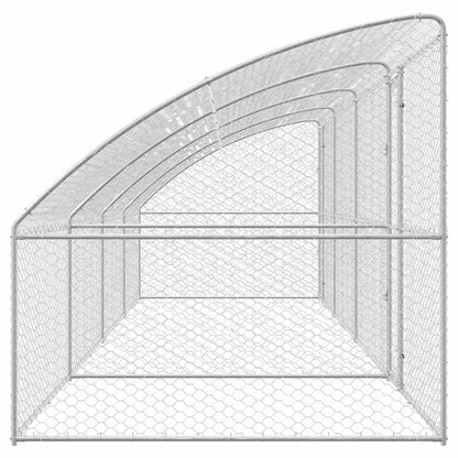 Cuccia per cani 4 pcs Argento 8 x 2 x 2 m Acciaio