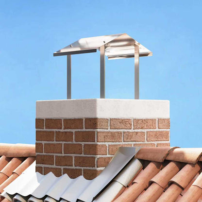 Cappa Camino Argento 40 x 40 x 37.5 cm Acciaio inossidabile - homemem39