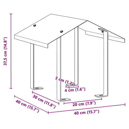 Cappa Camino Argento 40 x 40 x 37.5 cm Acciaio inossidabile - homemem39