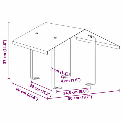Cappa Camino Argento 50 x 60 x 37 cm Acciaio inossidabile - homemem39