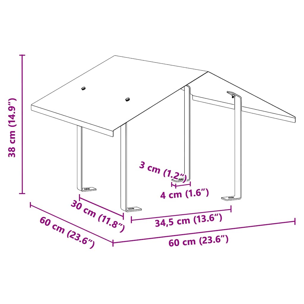 Cappa Camino Argento 60 x 60 x 38 cm Acciaio inossidabile - homemem39