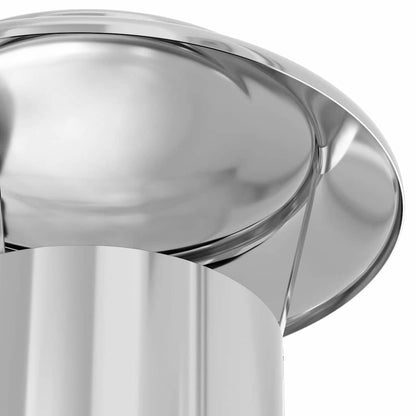 Estensione Camino Argento 25 x 25 x 65 cm Acciaio inossidabile | homemem39
