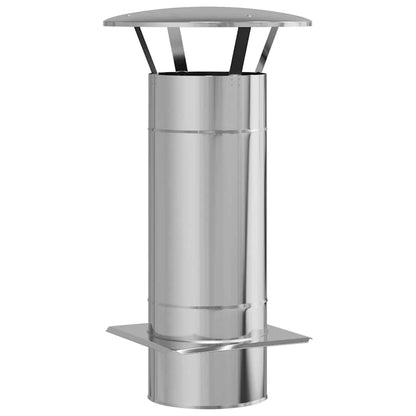 Estensione Camino Argento 35 x 35 x 65 cm Acciaio inossidabile | homemem39