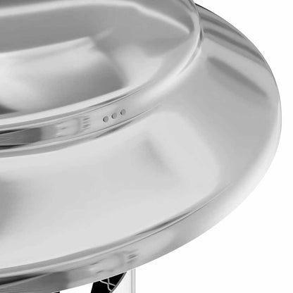 Estensione Camino Argento 25 x 25 x 82 cm Acciaio inossidabile