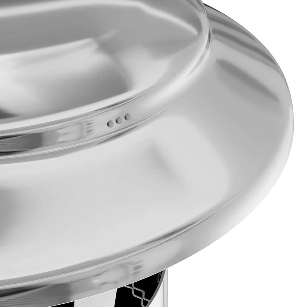 Estensione Camino Argento 25 x 25 x 132 cm Acciaio inossidabile