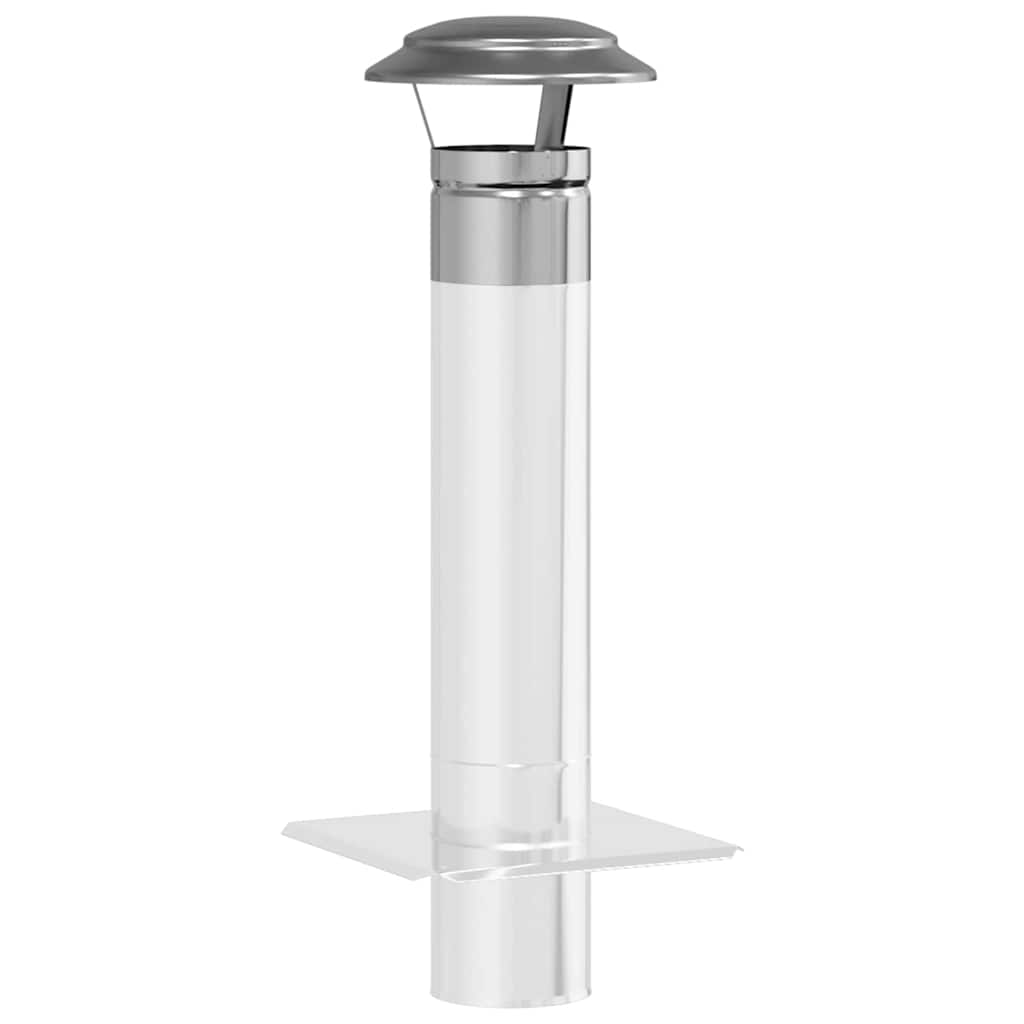 Copertura per Camino Argento 20 x 20 x 18 cm - homemem39