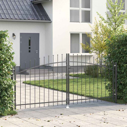 Cancello Doppio Woerden Grigio 299,5 x 149,5 cm Acciaio | homemem39