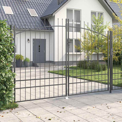 Cancello Doppio Woerden Grigio 299,5 x 249,5 cm Acciaio | homemem39