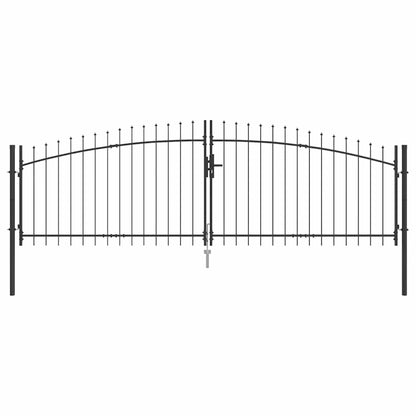 Cancello Doppio Woerden Grigio 400 x 199.5 cm Acciaio | homemem39