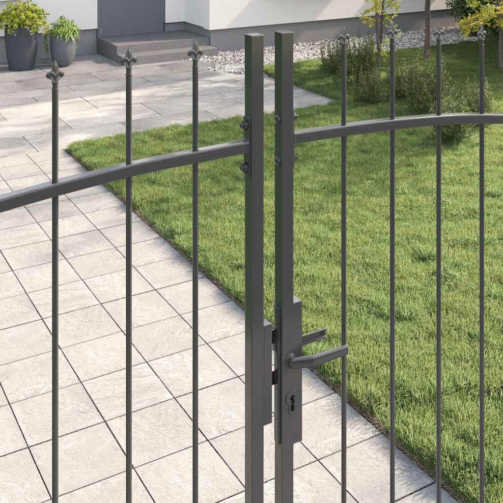Cancello Doppio Woerden Grigio 400 x 249,5 cm Acciaio | homemem39