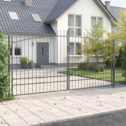 Cancello Doppio Woerden Grigio 400 x 249,5 cm Acciaio | homemem39