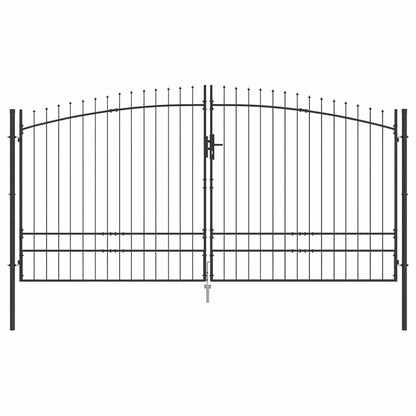 Cancello Doppio Woerden Grigio 400 x 249,5 cm Acciaio | homemem39