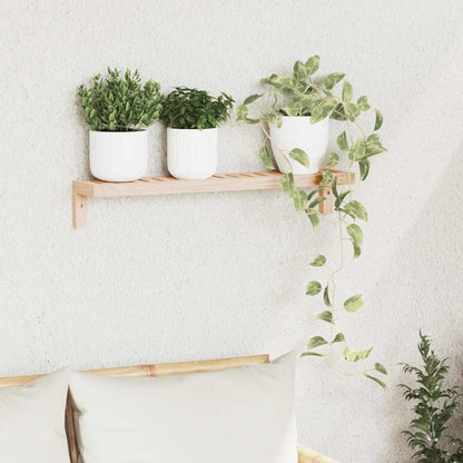 Mensola da Muro Appesa Naturale 62 x 10 x 12,5 cm
