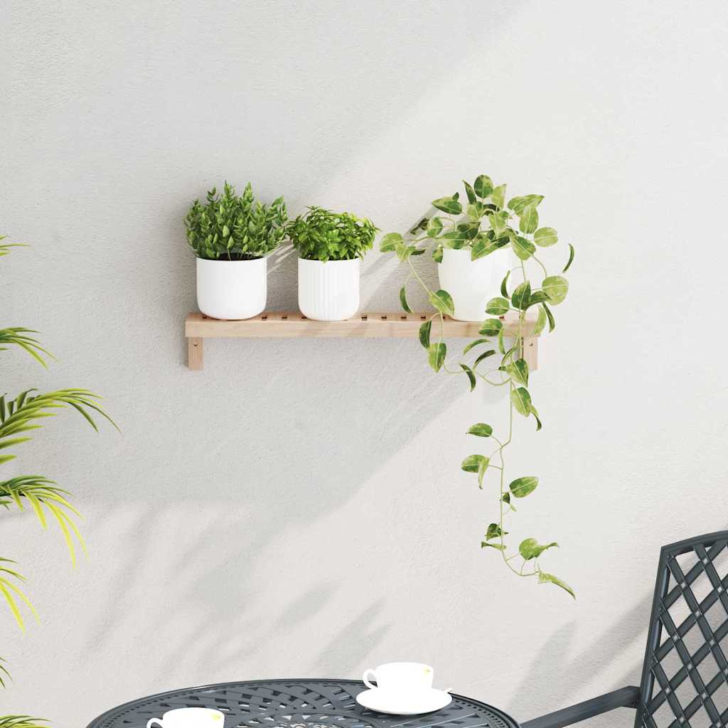 Mensola da Muro Appesa Naturale 62 x 10 x 12,5 cm