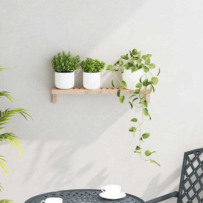 Mensola da Muro Appesa Naturale 62 x 10 x 12,5 cm